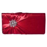 Target - Merona Ornament Clutch in Red Satin OUT OF STOCK