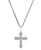 Forever 21 - Cross Pendant Cord Necklace $5.80