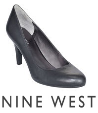 Nine West - Jennifer Pump in Black Leather $27.60.