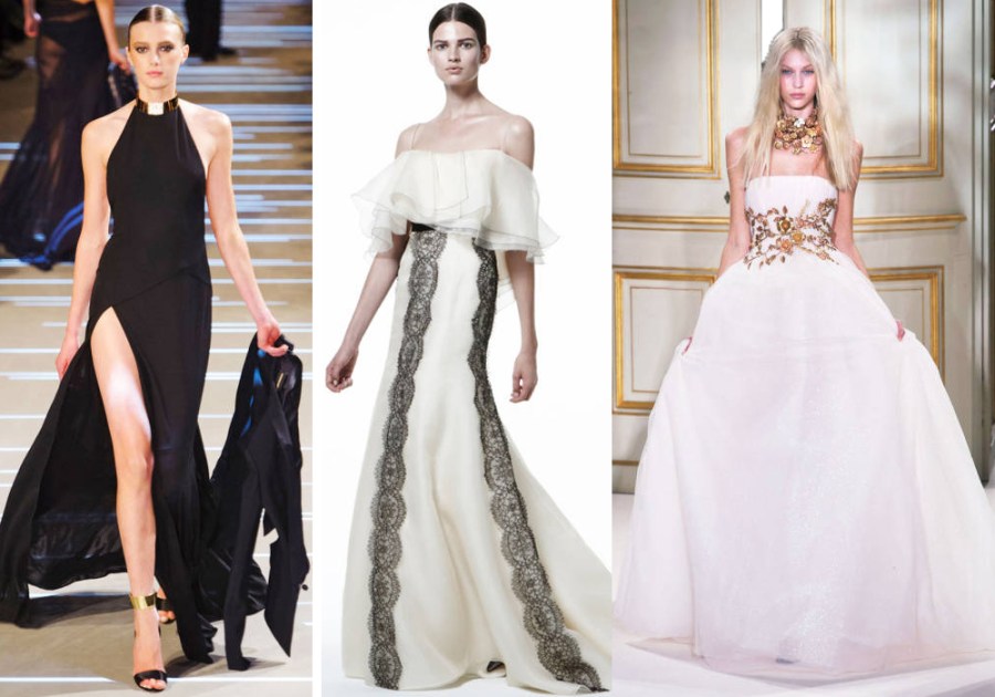 Alexandre Vauthier, J. Mendel, & Giambattista Valli.