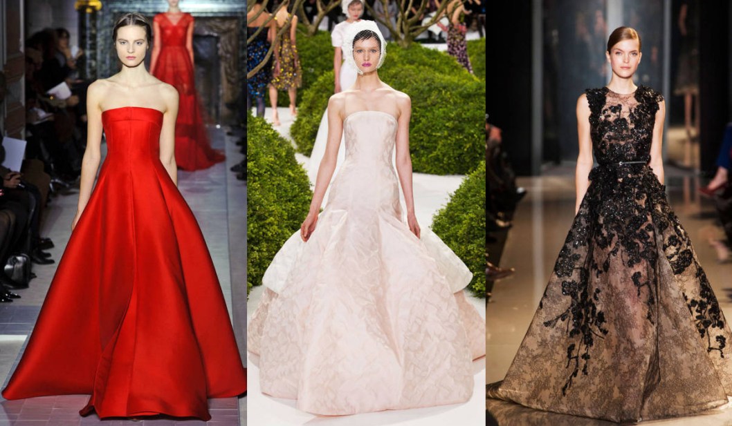 Valentino, Christian Dior, & Elie Saab.