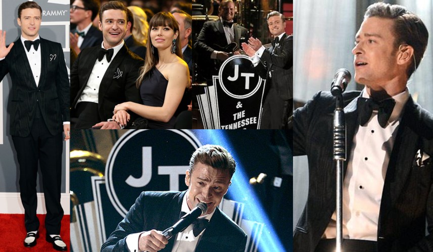 Justin Timberlake at the Grammys