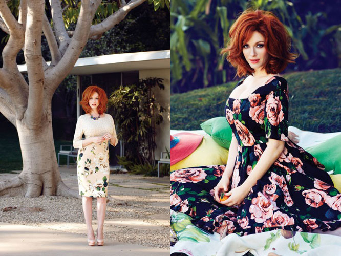 Christina Hendricks for Flare May 2013 02