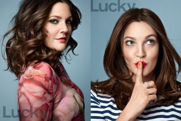 Drew Barrymore for Lucky May 2013