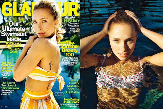 Hayden Panettiere for Glamour May 2013