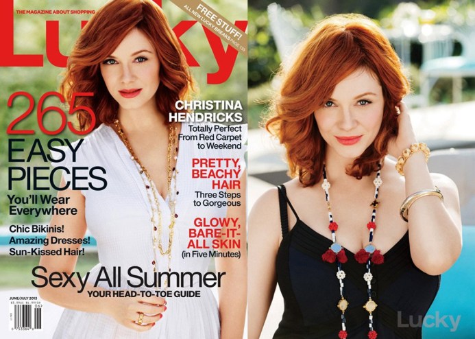 Christina Hendricks for Lucky June 2013 01