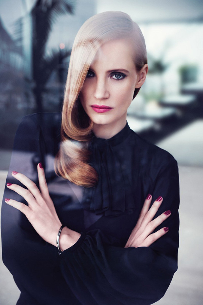 Jessica Chastain for Yves Saint Laurent Manifesto 01
