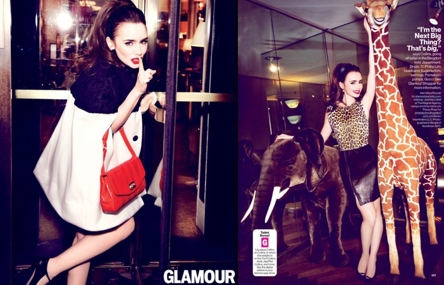 Lily Collins for Glamour July 2013 03