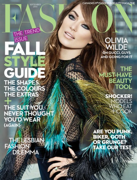 Olivia Wilde for Fashion September 2013