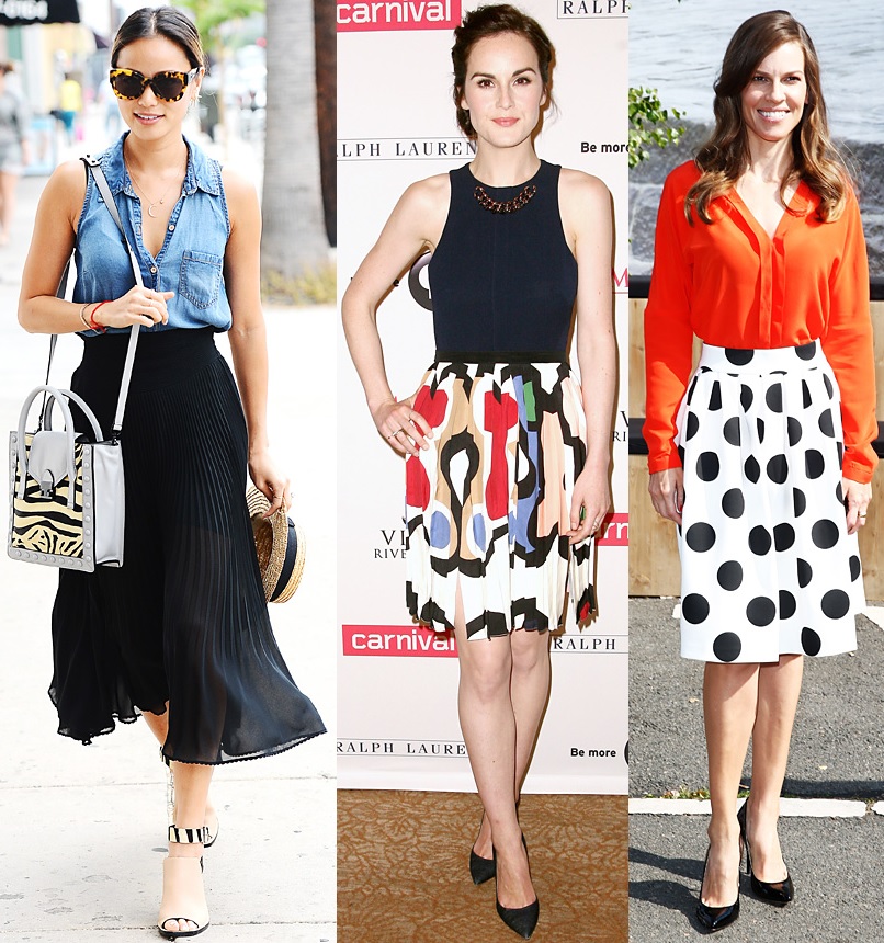 Jamie Chung, Michelle Dockery, & Hilary Swank.