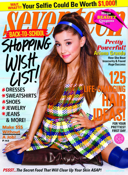 Ariana Grande for Seventeen Magazine September 2014-1