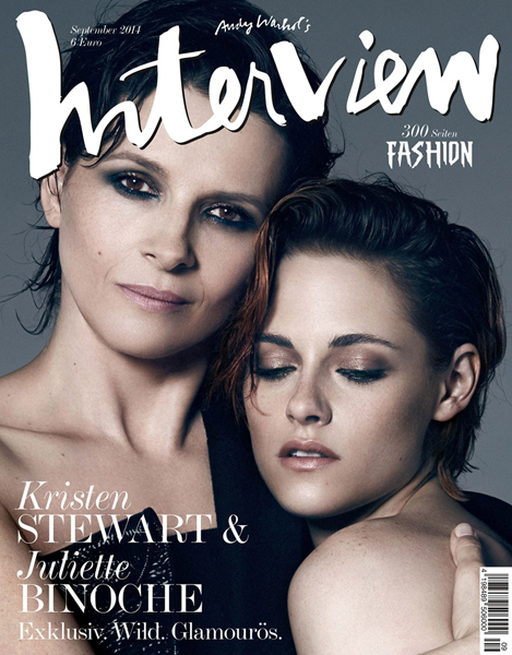 Juliette Binonche & Kristen Stewart for Interview Germany September 2014