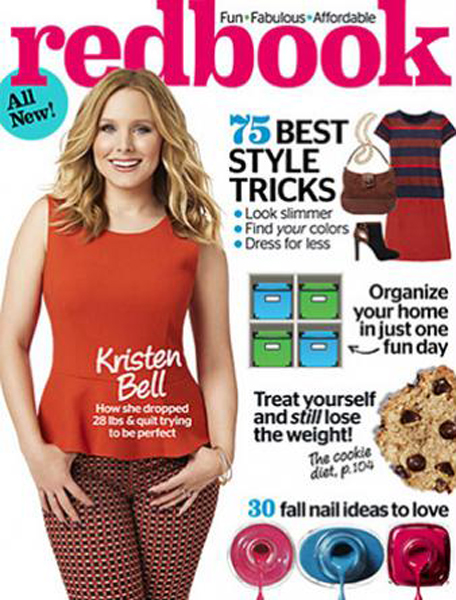 Kristen Bell for Redbook September 2014