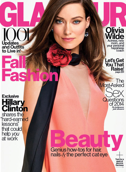 Olivia Wilde for Glamour September 2014