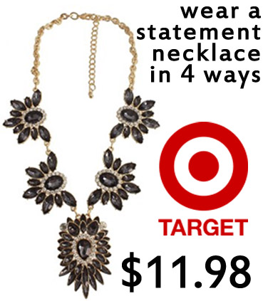 Target - statement necklace $11.98.