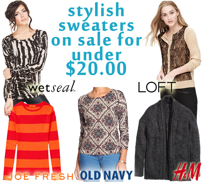 The Stylish Five - Sweaters Under $20