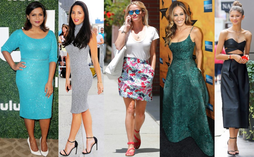 Mindy Kaling, Olivia Munn, Reese Witherspoon, Sarah Jessica Parker, & Zendaya Coleman.
