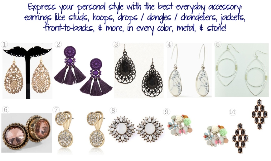 Accessories Access - Budget-Friendly Earrings for the Jewelry-Obsessed $15 & Under!